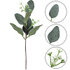 Plastic Artificial Eucalyptus Leaf PW-WGFCE17-03-1