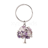 Chip Natural Amethyst Keychain KEYC-JKC00219-04-1