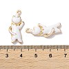 Alloy Enamel Pendants ENAM-O001-08J-G-3