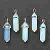 Opalite Pointed Pendants X-G-M378-01P-A24-1