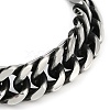 304 Stainless Steel Cuban Link Chain Bracelets for Men BJEW-B102-10AS-3