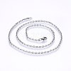 Tarnish Resistant 304 Stainless Steel Cable Chain Necklaces NJEW-P226-01P-05-1