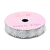 Glitter Powder Polyester Ribbons X-SRIB-S048-04G-2