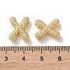 Rack Plating Brass Micro Pave Cubic Zirconia Slide Charms KK-C084-34G-X-3