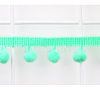 Polyester Pom Pom Ball Ribbons OCOR-WH0064-04F-1