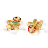 Gingerbread Man Handmade Lampwork Beads LAMP-G150-04D-2