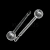 Resin Stud Earring Findings LS-X1-FIND-H046-10-3