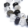 Natural Black Rutilated Quartz Beads Strands G-K245-H02-05-3