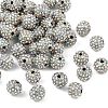 Alloy Rhinestone Beads RB-A034-10mm-A28P-1