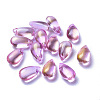 Transparent Glass Charms GLAA-O017-01E-1