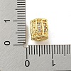 Rack Plating Brass Cubic Zirconia Beads KK-L215-320G-3