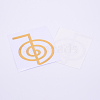 Self Adhesive Brass Stickers DIY-TAC0005-38G-2cm-1