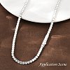 925 Sterling Silver Micro Pave Clear Cubic Zirconia Bayonet Clasps STER-C016-01A-P-3