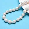 Natural Baroque Pearl Keshi Pearl Beads Strands PEAR-Q007-16-1