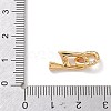 925 Sterling Silver Micro Pave Clear Cubic Zirconia Fold Over Clasps SE-CBAF1B0-03G-2