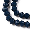 Opaque Solid Color Glass Beads Strands EGLA-A034-P3mm-D16-3