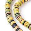 Handmade Polymer Clay Beads Strands CLAY-R089-6mm-T02B-29-3