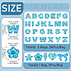 2 Sets Polyester Embroider Self-adhesion Thread Iron on/Sew On Patches PATC-TA0001-54A-4