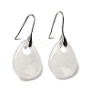 Natural Quartz Crystal Teardrop Dangle Earrings EJEW-I315-02P-03-1