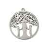 304 Stainless Steel Pendants STAS-V016-06P-1