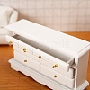 MDF Board Nightstand with Drawer Miniature Ornaments PW-WG05A12-01-4