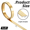 2M Flat Brass Rolls DIY-WH0308-769-2