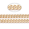 Aluminum Faceted Curb Chains CHA-N003-40KCG-2