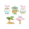 Summer Theme Resin Cabochons RESI-H166-16-1