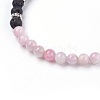 Natural Kunzite Stretch Bracelets BJEW-JB03739-01-2