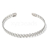 Iron Open Cuff Choker Necklaces for Women NJEW-M085-01P-2