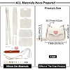 DIY Imitation Leather Heart Pattern Women's Crossbody Bag Kits DIY-WH0449-12-2
