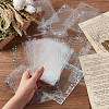 Olycraft 4 Bags 4 Styles PET Transparent Floral Frame Adhesive Decorative Stickers DIY-OC0010-25-3