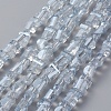 Electroplate Glass Beads Strands EGLA-L023B-PL03-1