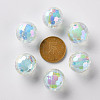 Transparent Acrylic Beads TACR-S152-14B-A07-3