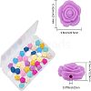 CHGCRAFT 40Pcs 10 Colors Food Grade Eco-Friendly Silicone Beads SIL-CA0001-46-2