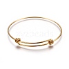 304 Stainless Steel Bangles X-BJEW-F357-01G-1