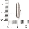 304 Stainless Steel Locking Tube Magnetic Clasps STAS-A151-02A-P-2