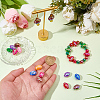 20Pcs UV Plating Opaque Acrylic Beads MACR-SC0002-73-3