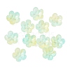 Dyed & Heated Glass Bead Caps GLAA-C042-01D-1