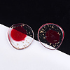 Transparent Resin Cabochons CRES-S362-013B-01-2