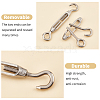 4 Sets 304 Stainless Steel Ceiling Hook Ring Hooks STAS-GA0001-07-4