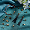 120Pcs 10 Styles Tibetan Style Alloy Cord Ends TIBE-PH0002-20-5
