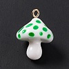 Opaque Resin Pendants RESI-G057-01A-2