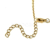 Brass Lariat Necklaces NJEW-JN05015-5