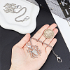 ANATTASOUL 2Pcs Alloy Spider Charm Shoe Chains FIND-AN0001-06-4