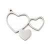 201 Stainless Steel Pendants STAS-R133-01P-05-1