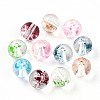 Baking Paint Transparent Glass Beads X1-DGLA-R053-10mm-M-2