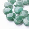 Natural Green Aventurine Beads Strands G-P434-25-3