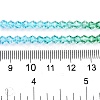 Gradient Color Baking Paint Glass Bead Strands X1-DGLA-A039-T4mm-A018-5