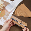 130Pcs Blank Paper Decorative Bookmark Covers CDIS-FH0001-07-3